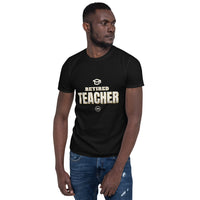 Retired Teacher 2026 - Deluxe Front & Back Tee — Black