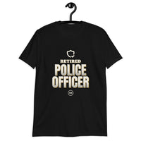 Retired Police Officer 2026 - Gift T-Shirt — Black