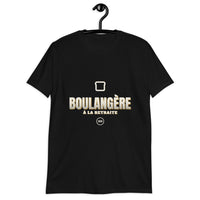 Boulangère À la retraite 2026 - T-shirt cadeau — Black