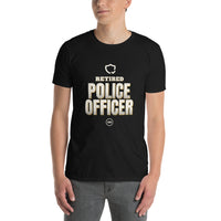 Retired Police Officer 2026 - Gift T-Shirt — Black
