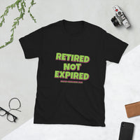Retired Firefighter 2026 - Not Expired Tee — Black