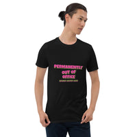 Retired Doctor - Permanently Out Of Office Tee — Black