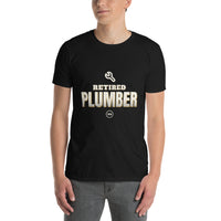 Retired Plumber 2026 - Gift T-Shirt — Black