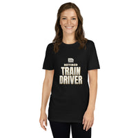 Retired Train Driver - Gift T-Shirt — Black