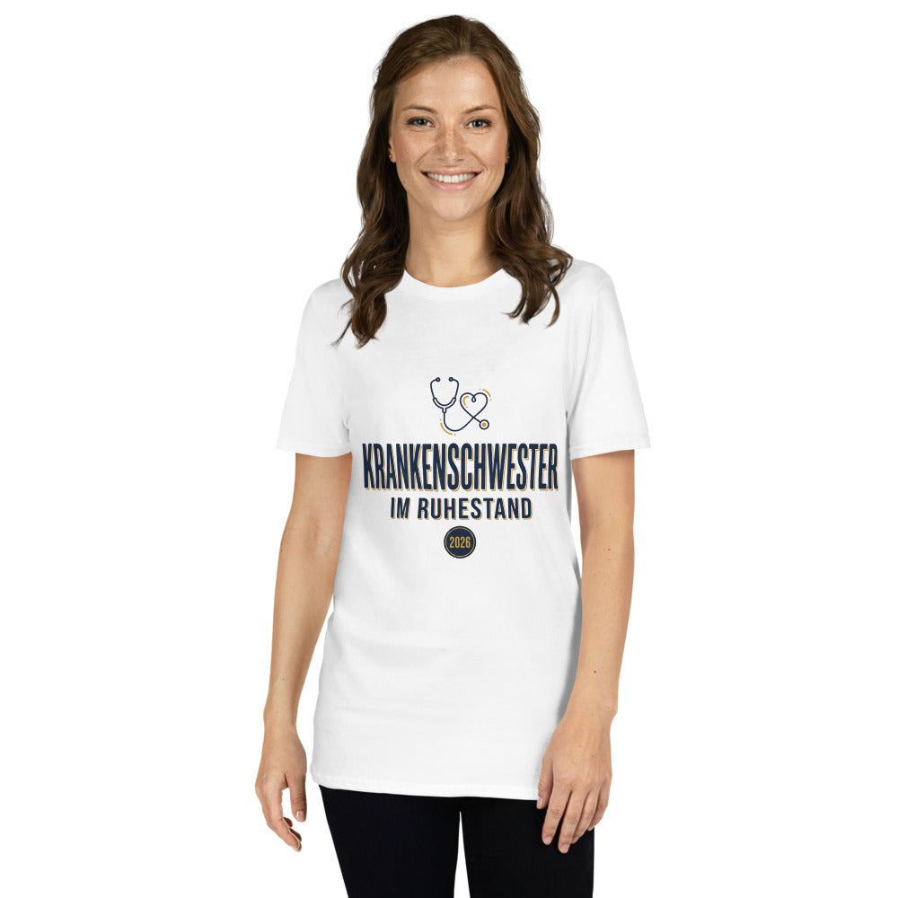 Krankenschwester Im Ruhestand 2026 T-Shirt, white shirt