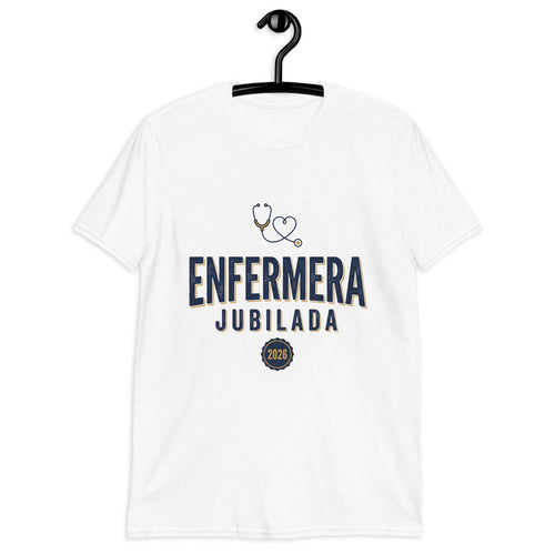 Camiseta Enfermera Jubilada 2026, white shirt - view 2