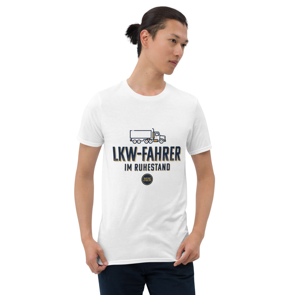 LKW-Fahrer Im Ruhestand 2026 T-Shirt, white shirt