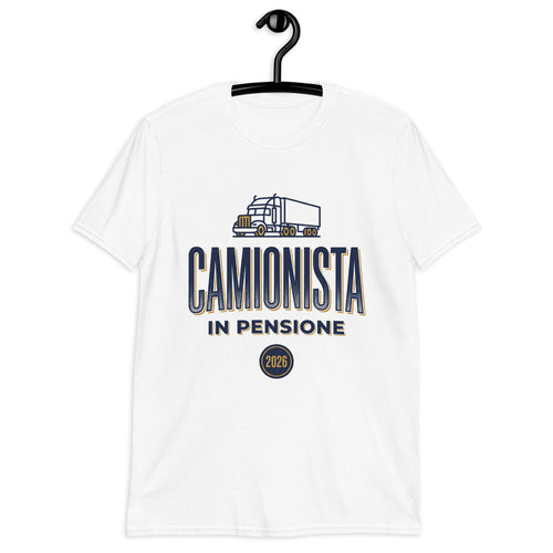 T-shirt Camionista In Pensione 2026, white shirt - view 2
