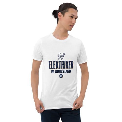 Elektriker Im Ruhestand 2026 T-Shirt, white shirt