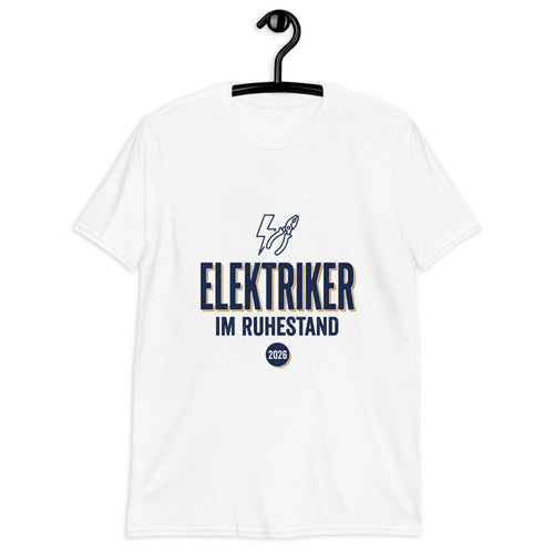 Elektriker Im Ruhestand 2026 T-Shirt, white shirt - view 2