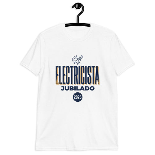 Camiseta Electricista Jubilado 2026, white shirt - view 2