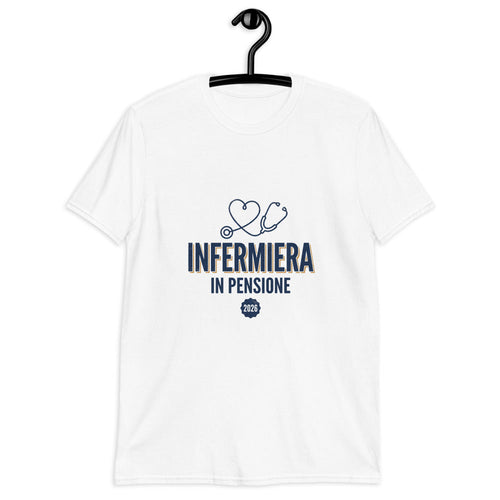T-shirt Infermiera In Pensione 2026, white shirt - view 2