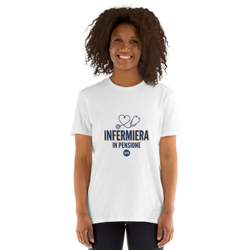 T-shirt Infermiera In Pensione 2026, white shirt