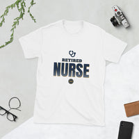 Retired Nurse 2026 - Deluxe Front & Back Tee — White