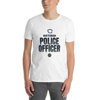 Retired Police Officer 2026 - Gift T-Shirt — White