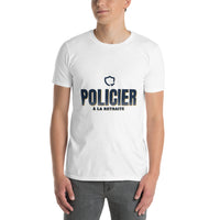 Policier à la retraite - T-shirt cadeau — White