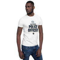 Retired Police Officer 2026 - Deluxe Front & Back Tee — White